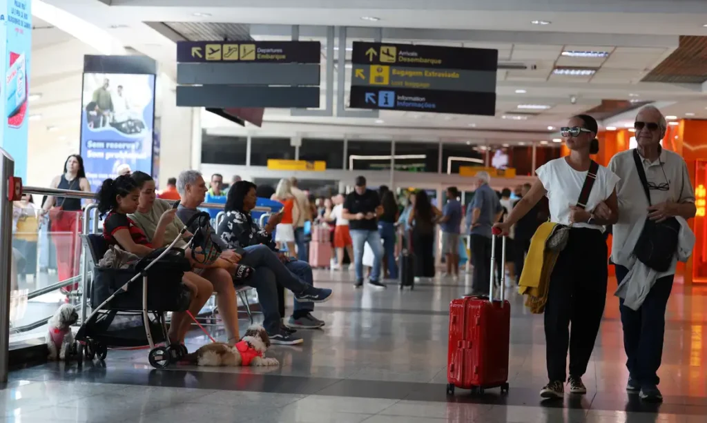 Número de passageiros em aeroportos teve aumento de 9,4% em 2025