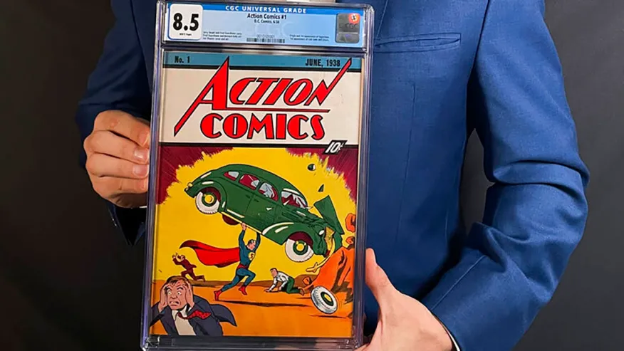 Cópia rara do 1º quadrinho do Super-Homem é vendida por US$ 15 milhões, novo recorde absoluto