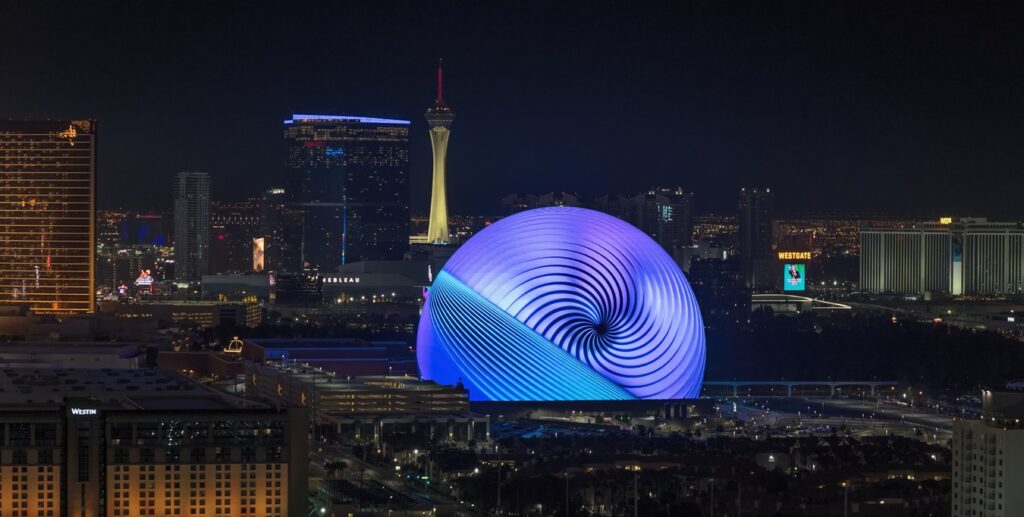 Empresa da Sphere de Las Vegas planeja “mini-Sphere” de 6 mil lugares para área de Washington D.C.