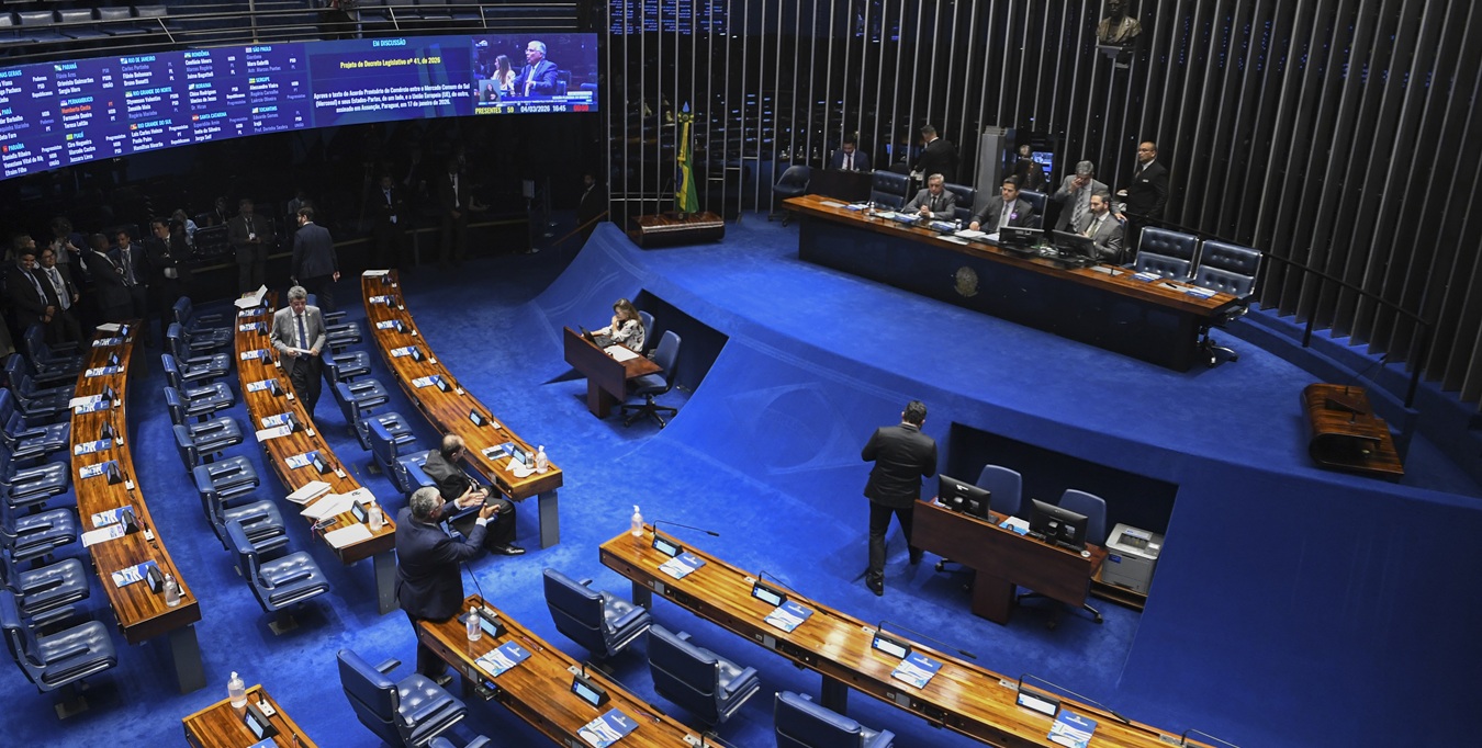 Brasil finaliza etapa legislativa do acordo Mercosul-UE com aprovação unânime no Senado